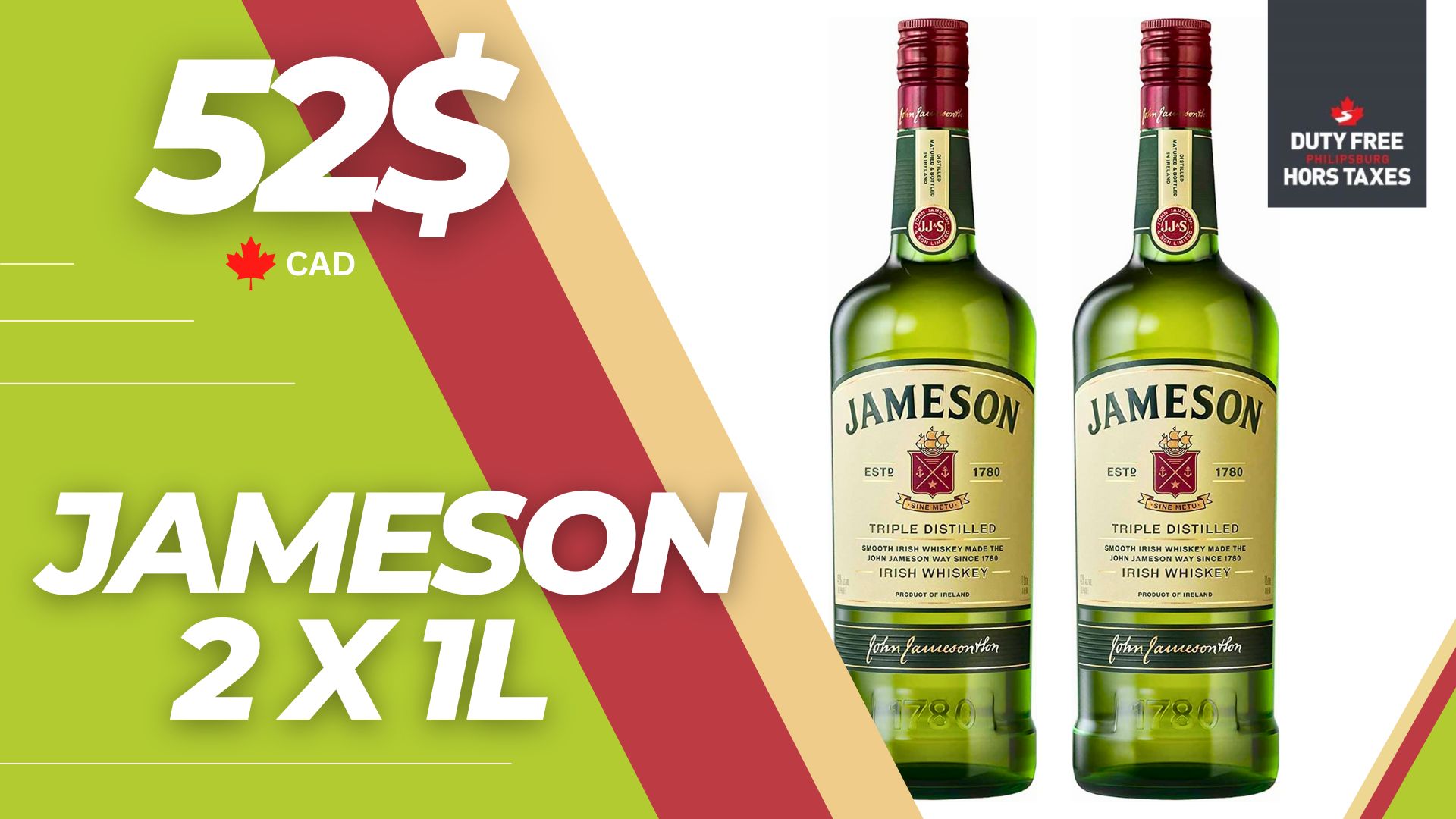 JAMESON IRISH WHI. G.P.(2x1L)