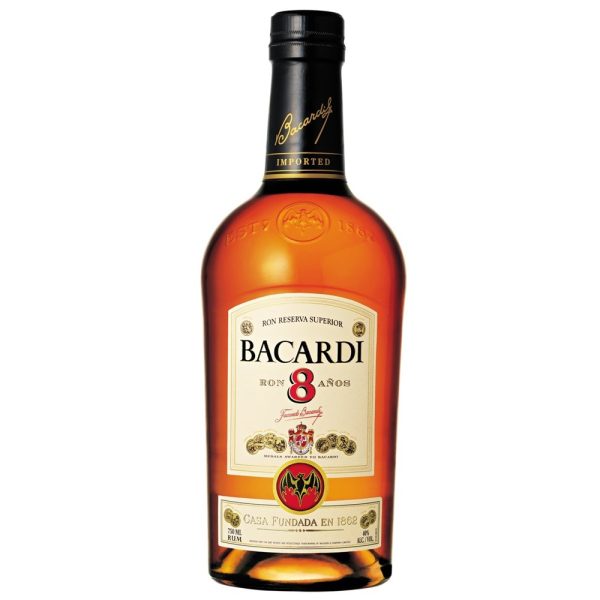 BACARDI 8 ANS GOLD 1L