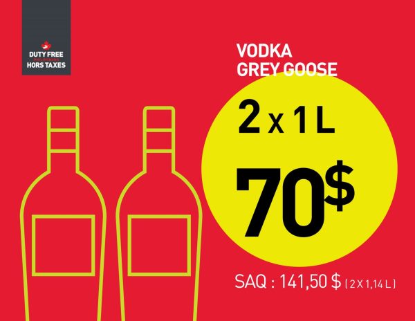 GREY GOOSE VODKA G.P. (2x1L)