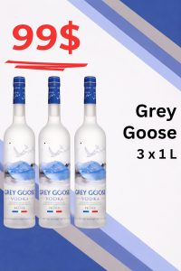 GREY GOOSE VODKA G.P. (3x1L)
