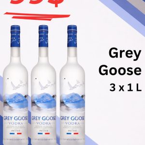 GREY GOOSE VODKA G.P. (3x1L)