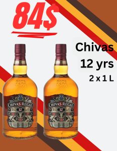 CHIVAS REGAL 12ANS G.P.(2X1L)